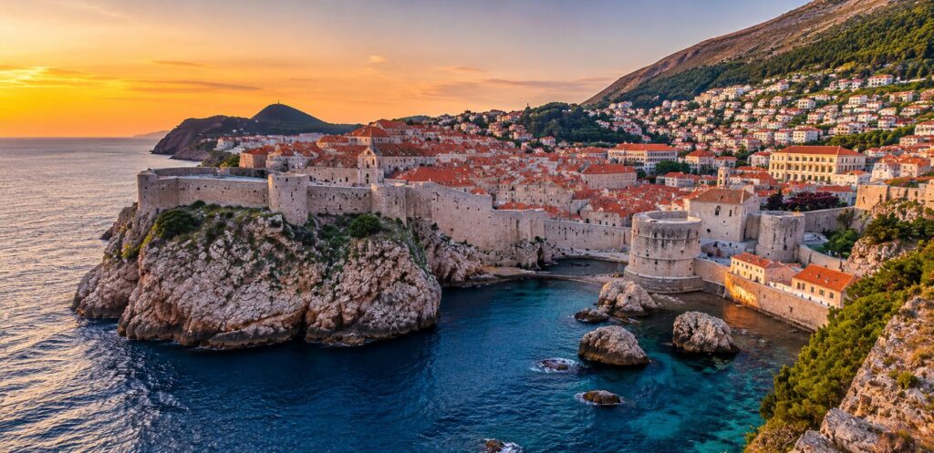 City walls of Dubrovnik, Croatia